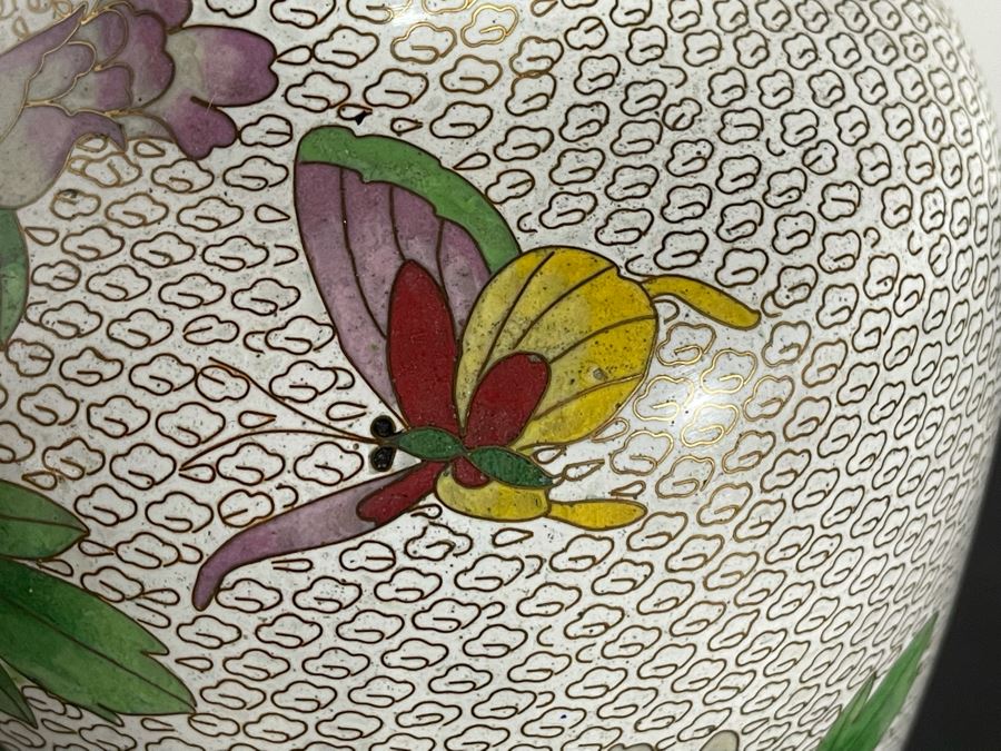 Chinese Cloisonne Table Lamp 31H [Photo 5]