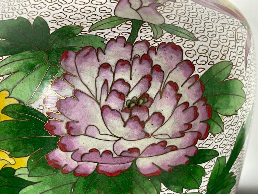 Chinese Cloisonne Table Lamp 31H [Photo 6]