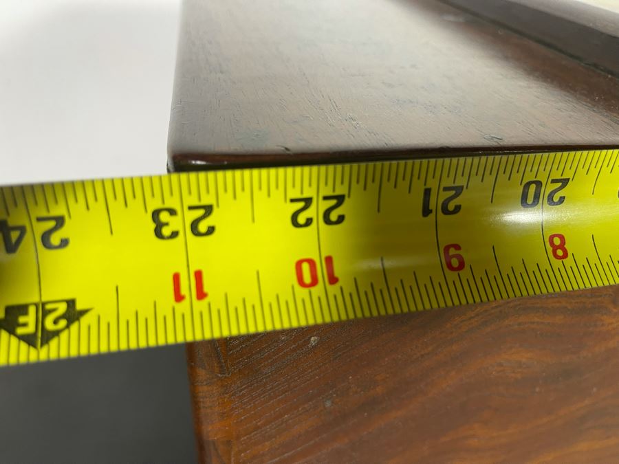 Old Japanese Carved Wood Hibachi 23W X 13.5D X 15H [Photo 12]