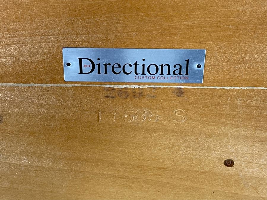 Milo Baughman For Directional Coffee Table Burl Wood 48W X 32D X 17H [Photo 14]