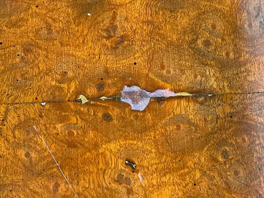 Milo Baughman For Directional Coffee Table Burl Wood 48W X 32D X 17H [Photo 10]