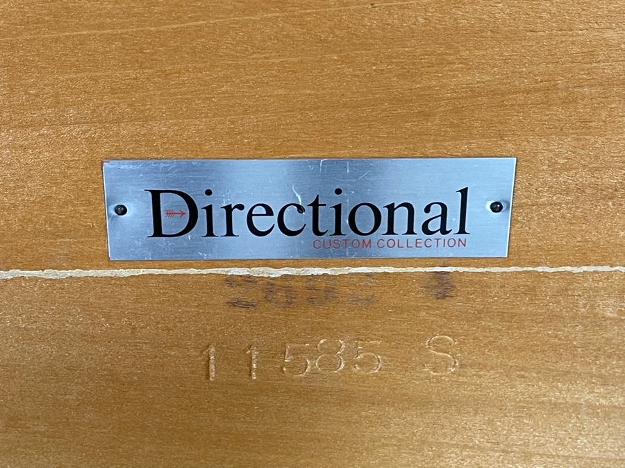 Milo Baughman For Directional Coffee Table Burl Wood 48W X 32D X 17H [Photo 12]