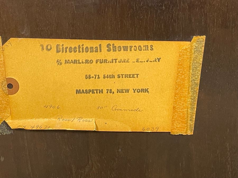 Milo Baughman For Directional Small Chest Of Drawers 30W X 18D X 23.5H [Photo 11]