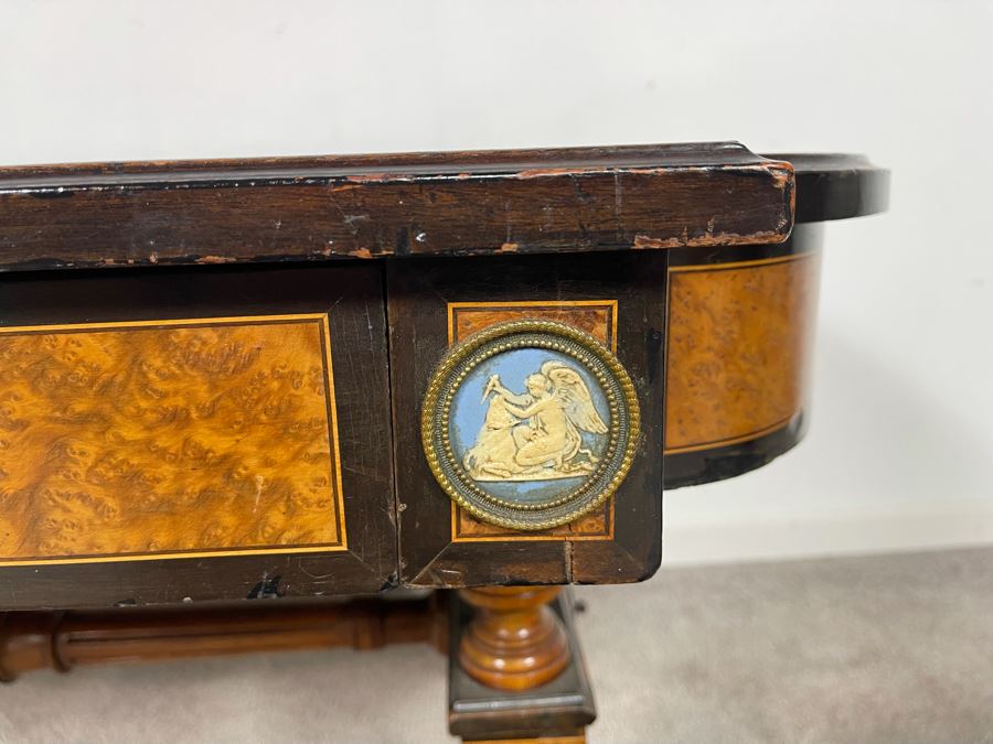 Reproduction Biedermeier Style Writing Table Coffee Table 48W X 25D X 19H [Photo 12]