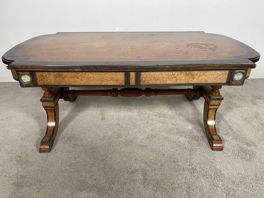 Reproduction Biedermeier Style Writing Table Coffee Table 48W X 25D X 19H [Photo 21]