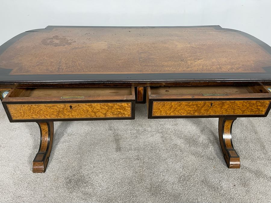 Reproduction Biedermeier Style Writing Table Coffee Table 48W X 25D X 19H [Photo 10]