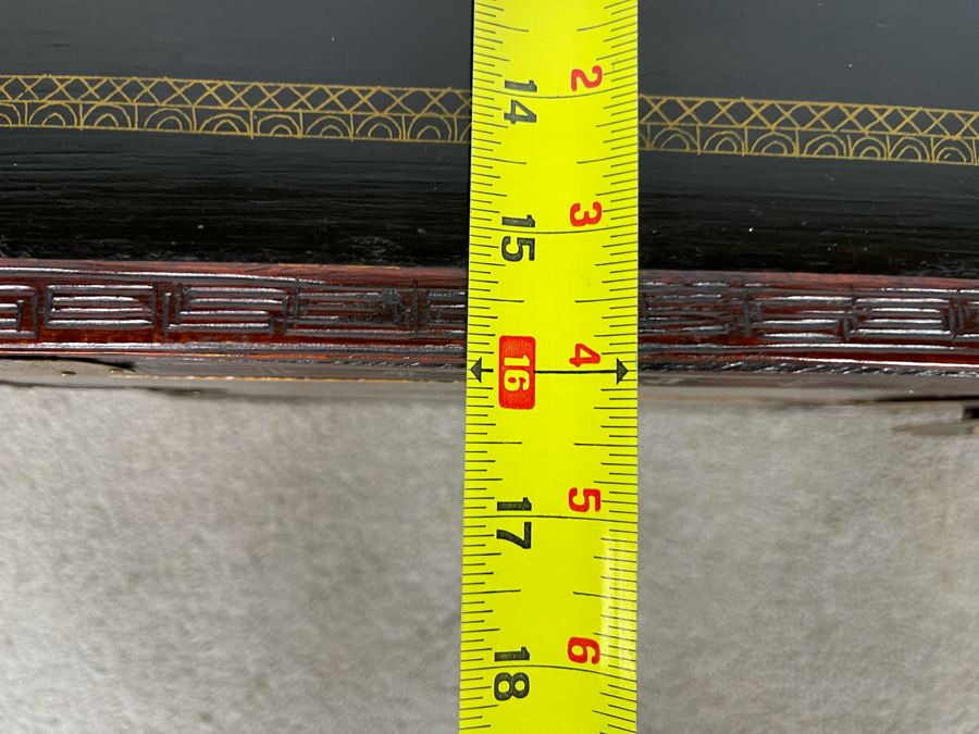 Vintage Chinese Trunk Chest 25W X 16D X 11.5H [Photo 18]