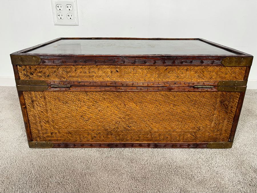 Vintage Chinese Trunk Chest 25W X 16D X 11.5H [Photo 13]