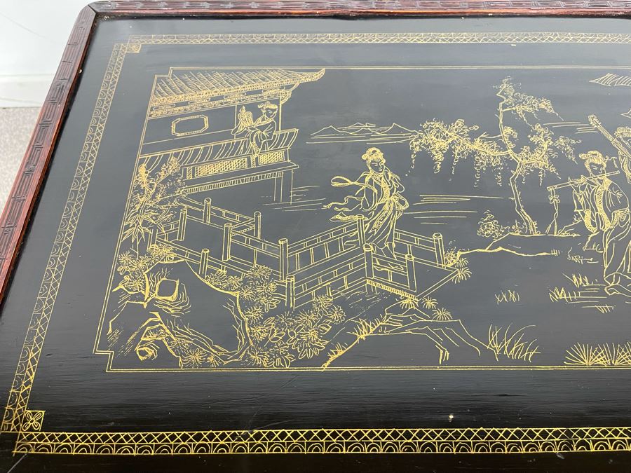 Vintage Chinese Trunk Chest 25W X 16D X 11.5H [Photo 9]