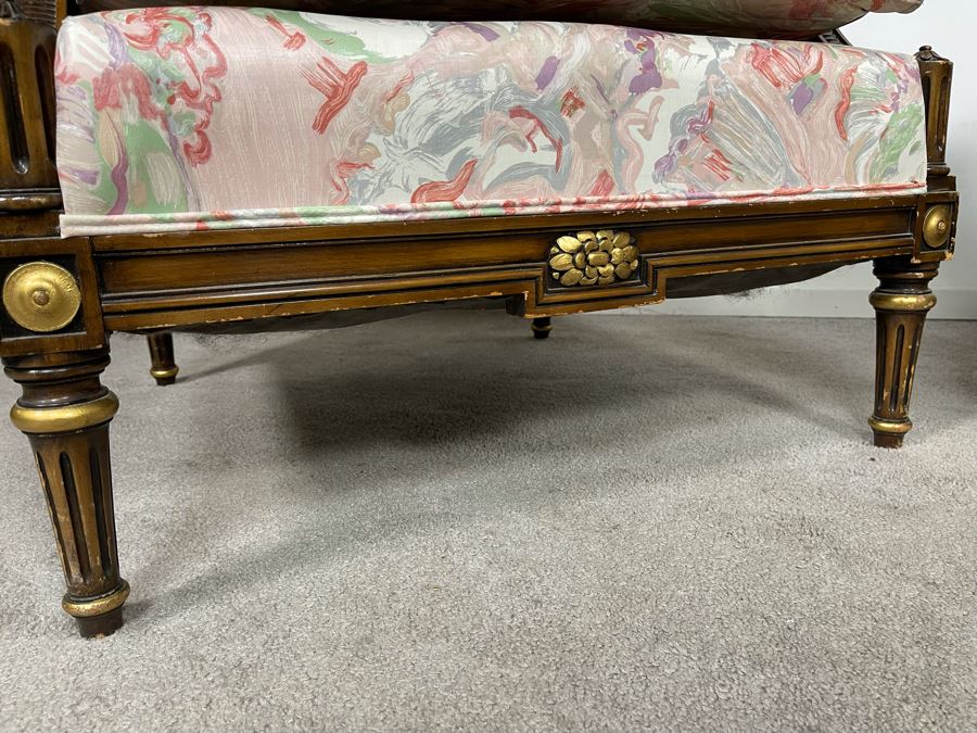 Pair Of Louis XVI Style Bergeres Armchairs [Photo 7]