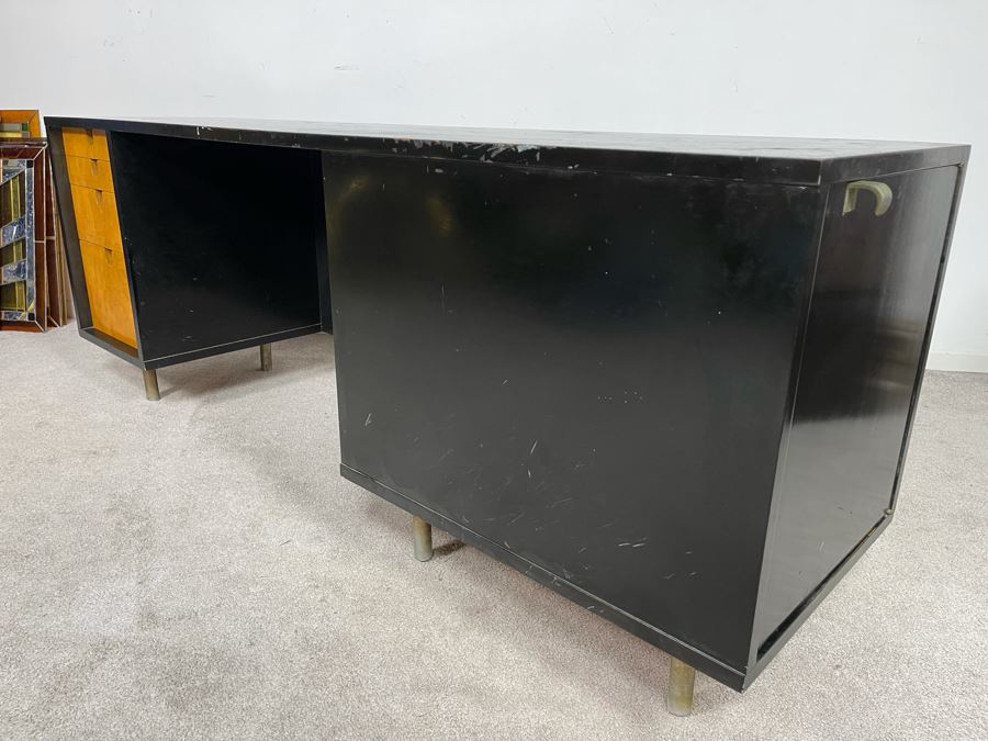 George Nelson For Herman Miller Executive Desk (Missing Side Desk) 67.5W X 18.5D X 25.5H [Photo 11]