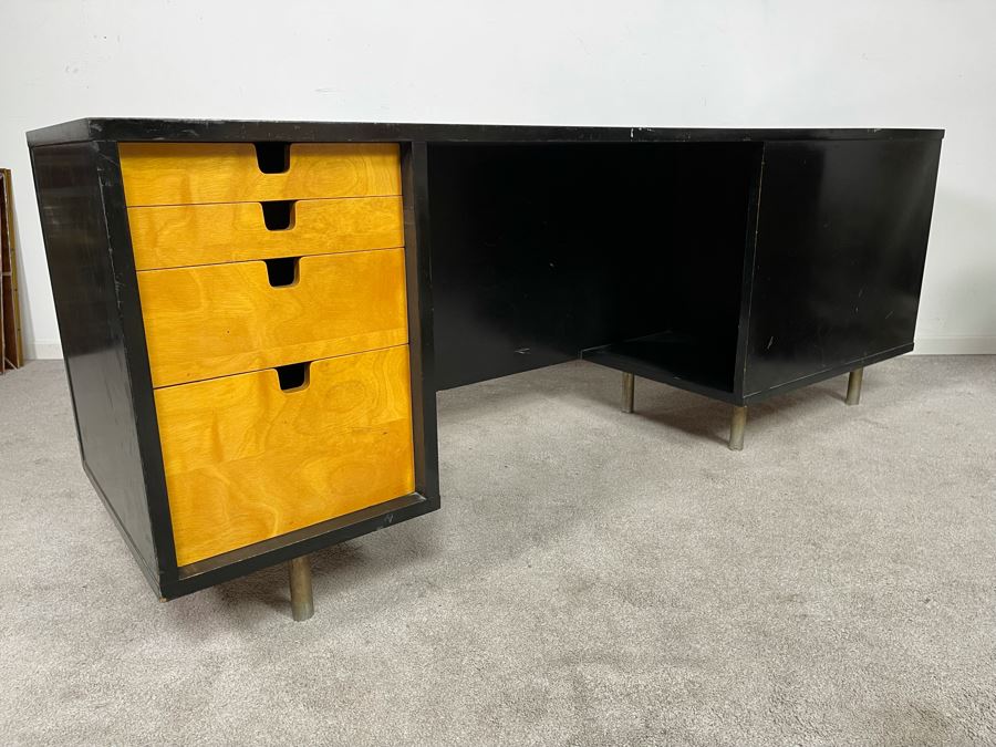 George Nelson For Herman Miller Executive Desk (Missing Side Desk) 67.5W X 18.5D X 25.5H [Photo 8]