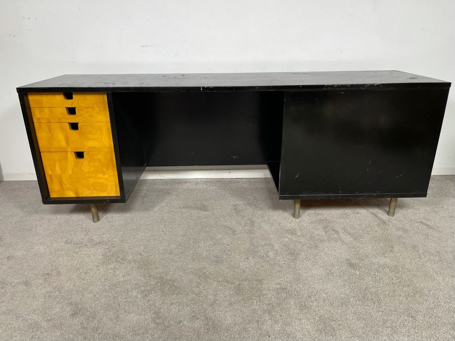 George Nelson For Herman Miller Executive Desk (Missing Side Desk) 67.5W X 18.5D X 25.5H [Photo 4]