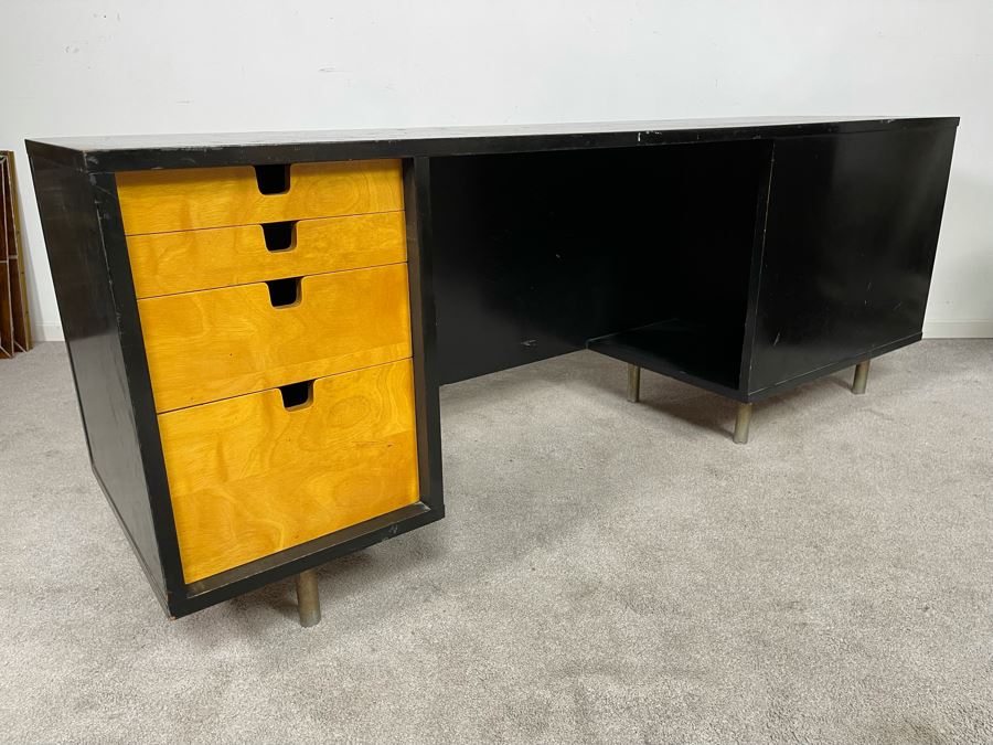 George Nelson For Herman Miller Executive Desk (Missing Side Desk) 67.5W X 18.5D X 25.5H [Photo 7]