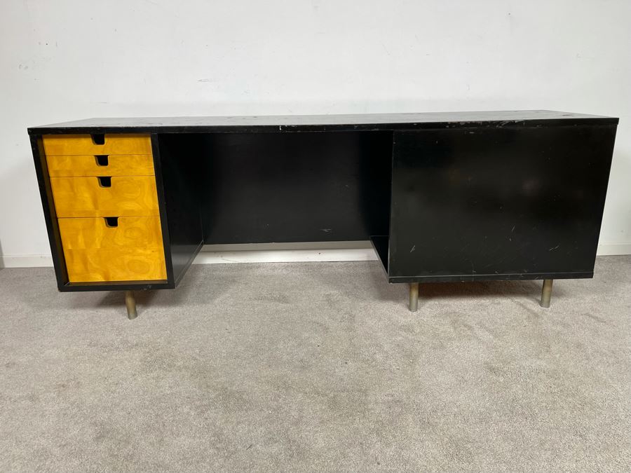 George Nelson For Herman Miller Executive Desk (Missing Side Desk) 67.5W X 18.5D X 25.5H [Photo 3]