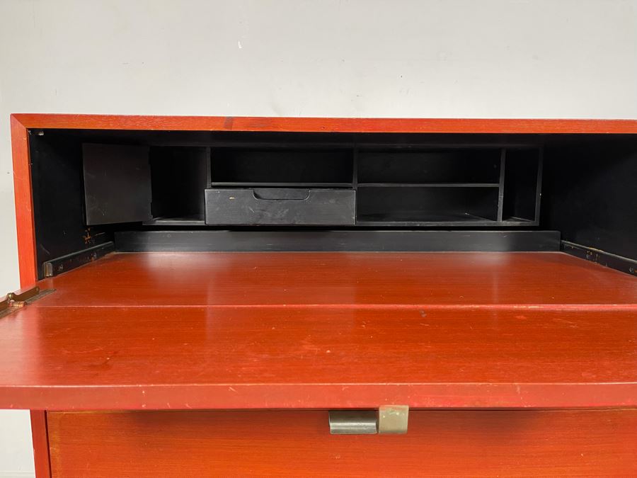 George Nelson BCS Dresser With Fold Out Desk For Herman Miller 40W X 18.5D X 39.5H [Photo 8]