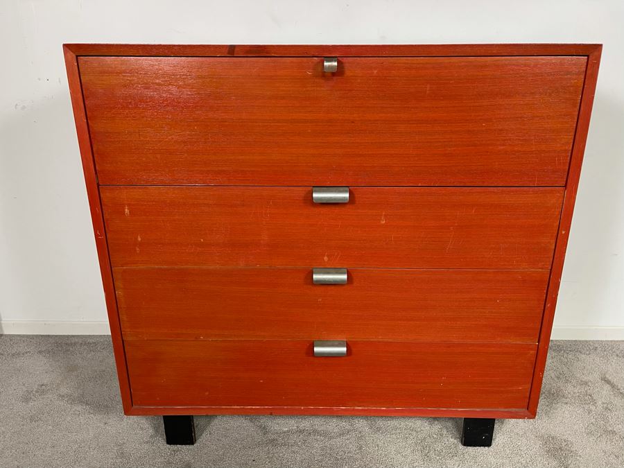 George Nelson BCS Dresser With Fold Out Desk For Herman Miller 40W X 18.5D X 39.5H [Photo 2]