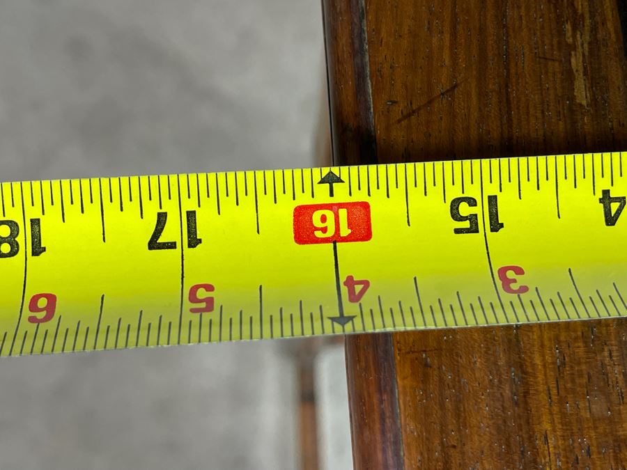 Old Chinese Hand Carved Wooden Fern Stand 16W X 16D X 38.5H [Photo 19]