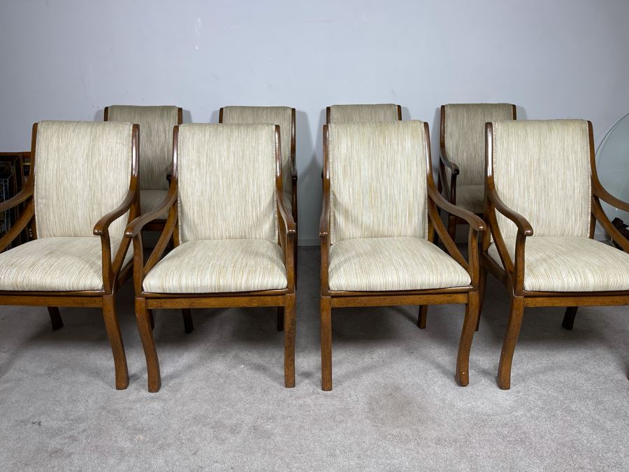 Set Of Eight Dining Chairs - Needs Reupholstery [Photo 2]