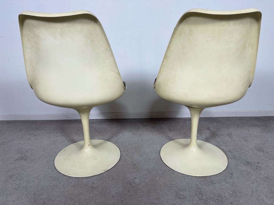 Pair Of Vintage Eero Saarinen For Knoll Tulip Chairs BR51 20W X 31H [Photo 8]