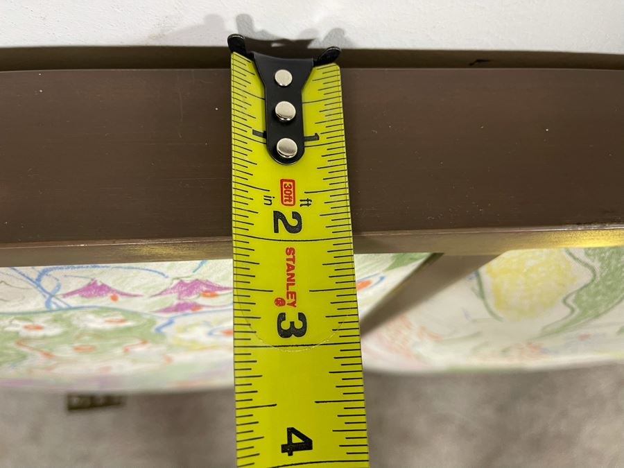 CORRECTED - Paul McCobb For Calvin Brass Upholstered Headboard Heavy 78W X 35H X 2D [Photo 11]