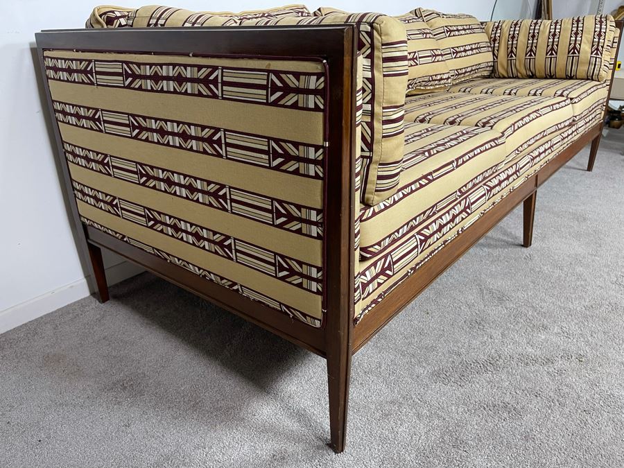 Mid-Century Modern Upholstered Sofa 85W X 33D X 27.5H [Photo 10]