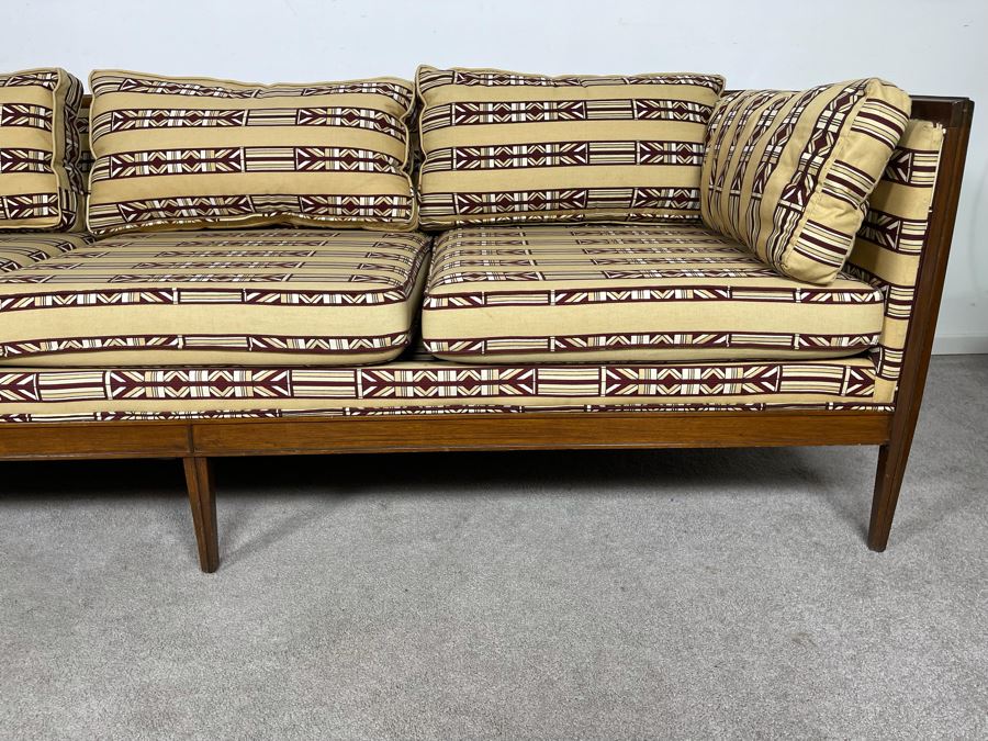 Mid-Century Modern Upholstered Sofa 85W X 33D X 27.5H [Photo 4]