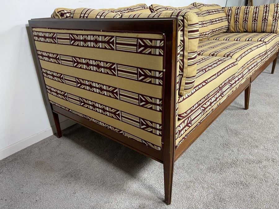 Mid-Century Modern Upholstered Sofa 85W X 33D X 27.5H [Photo 9]