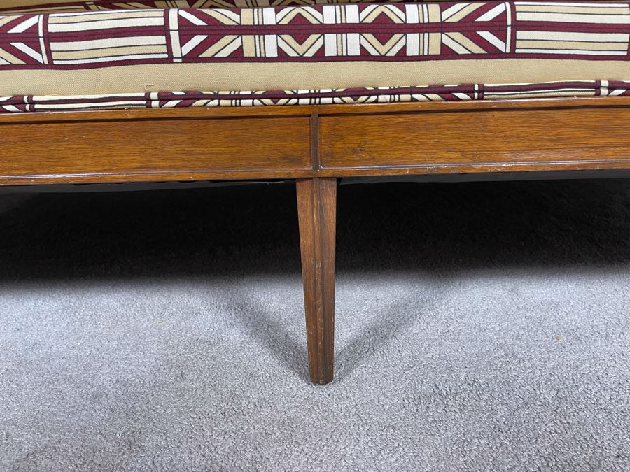 Mid-Century Modern Upholstered Sofa 85W X 33D X 27.5H [Photo 8]