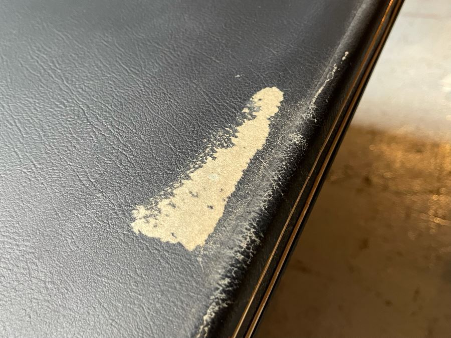 Mid-Century Modern Black Executive Desk With Glass Top 62.5W X 31D X 30H [Photo 20]