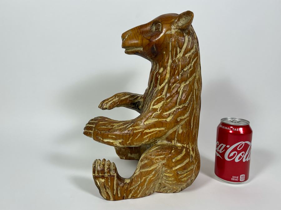 Carved Wooden Bear From Spain By Sarreid, Ltd 8W X 12H [Photo 5]