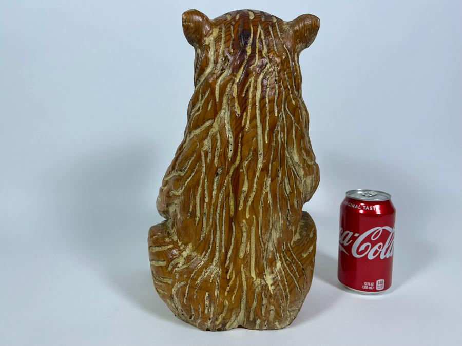 Carved Wooden Bear From Spain By Sarreid, Ltd 8W X 12H [Photo 4]