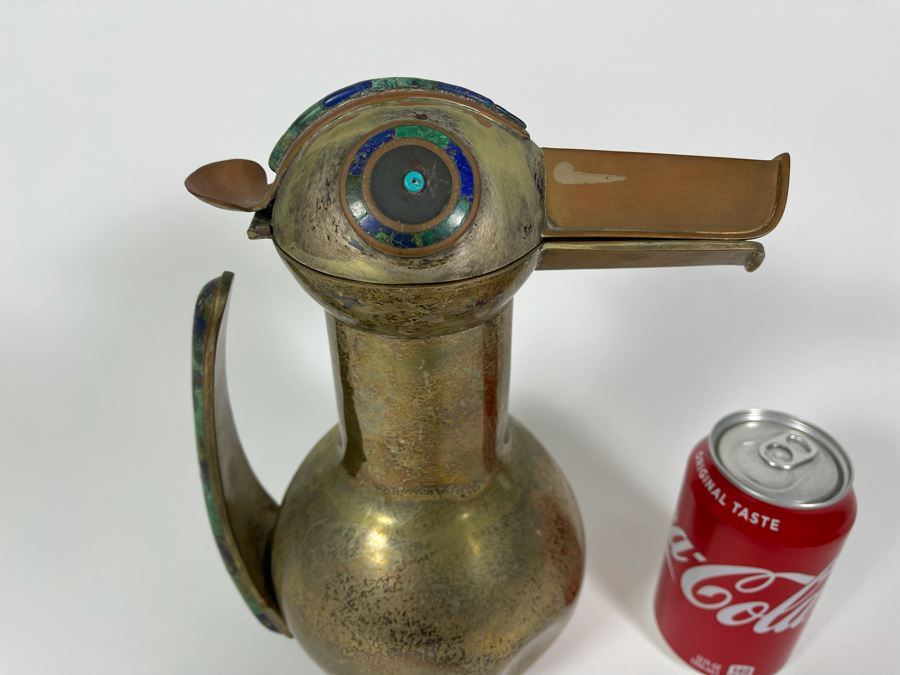 Los Castillo Hand Wrought Taxco Silverplate Water Pitcher Made In Mexico 8W X 11H [Photo 3]