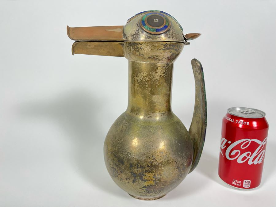 Los Castillo Hand Wrought Taxco Silverplate Water Pitcher Made In Mexico 8W X 11H [Photo 6]