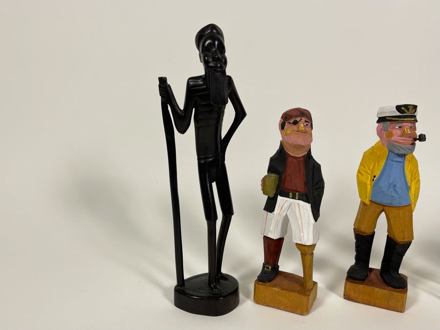 Collection Of Four Wooden Figurines [Photo 5]
