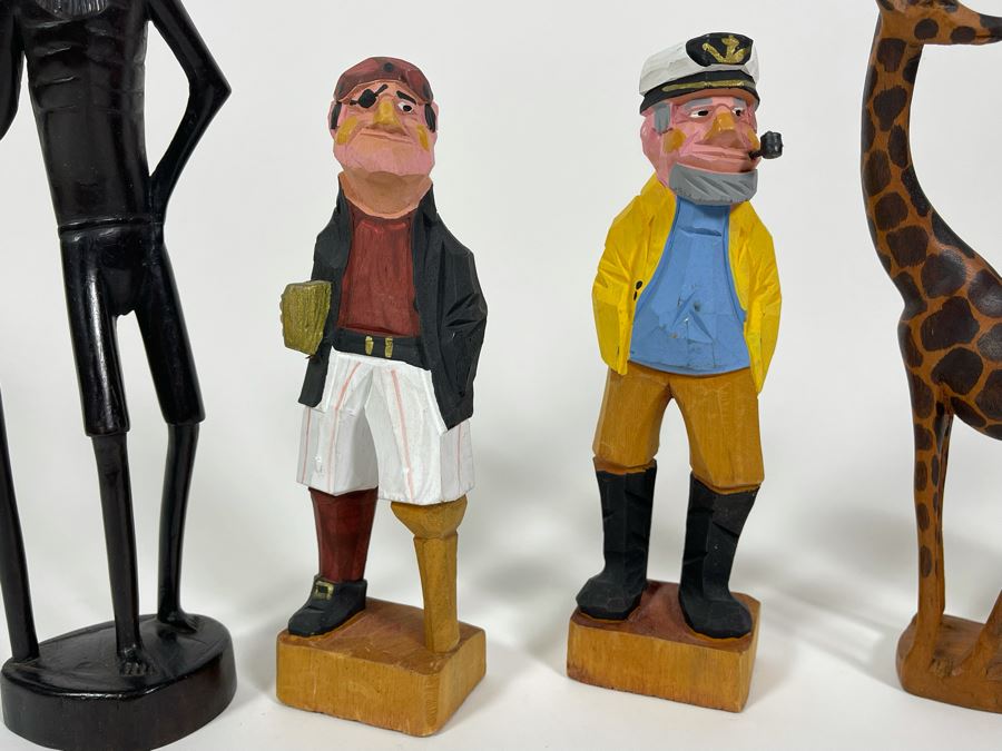 Collection Of Four Wooden Figurines [Photo 3]