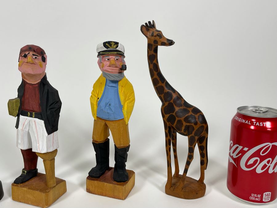 Collection Of Four Wooden Figurines [Photo 4]