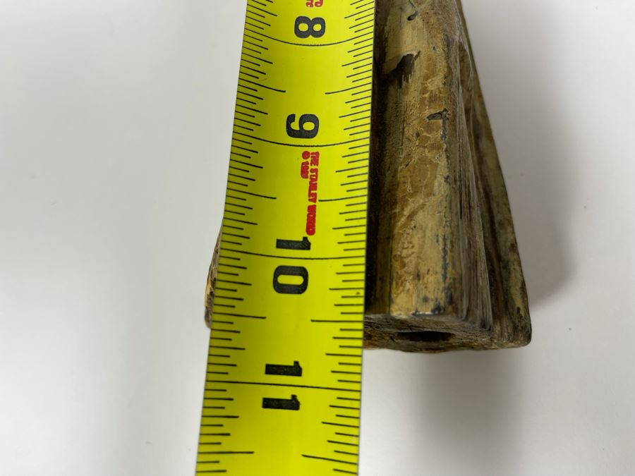 Old Hand Carved Wooden Santo Statue 10.5H [Photo 16]