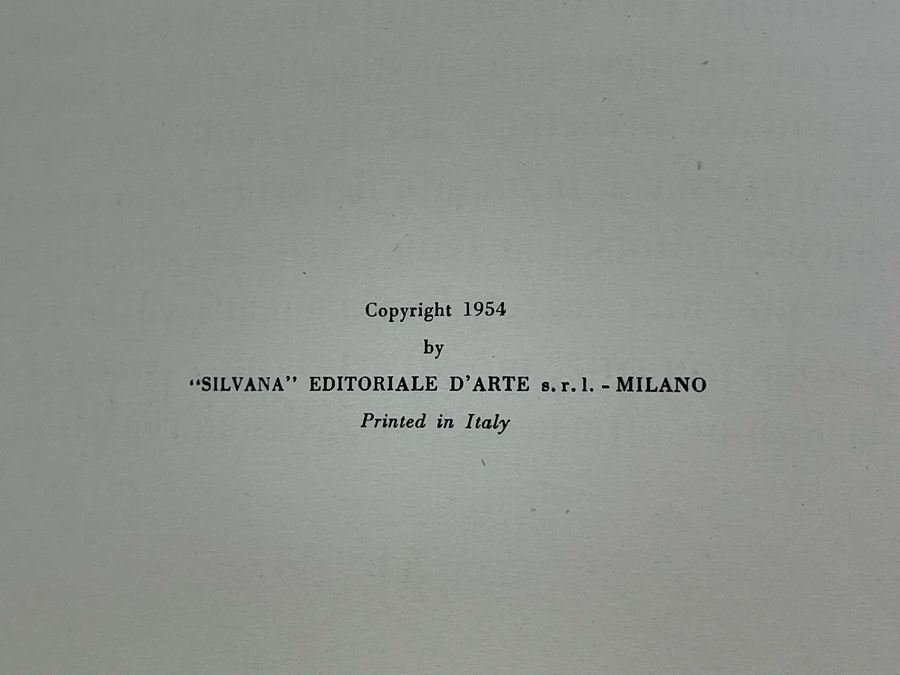 1954 Picasso Italian Large Book Silvana Editoriale D'Arte Milano [Photo 3]