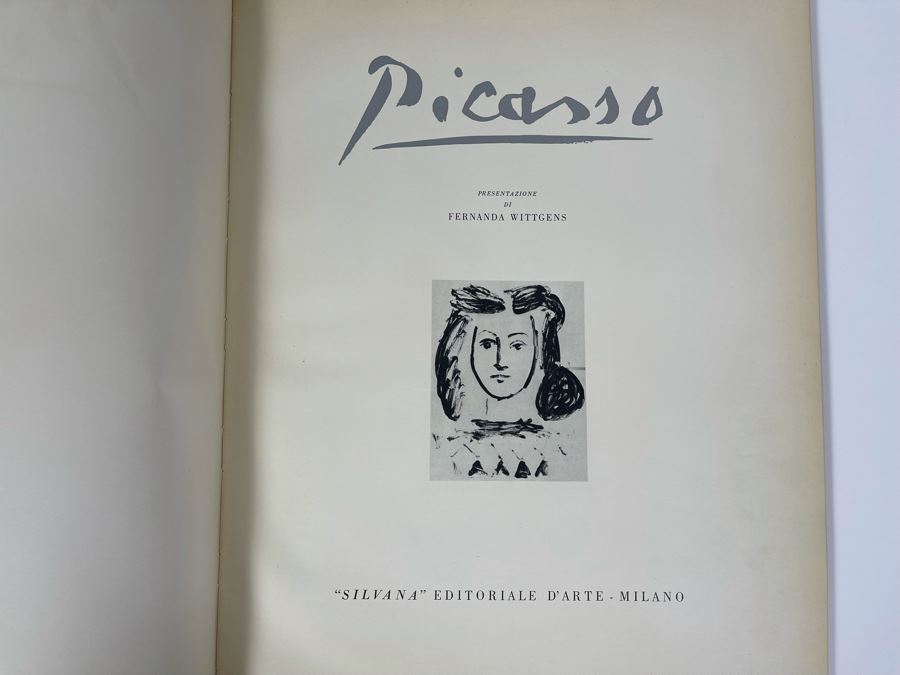1954 Picasso Italian Large Book Silvana Editoriale D'Arte Milano [Photo 1]