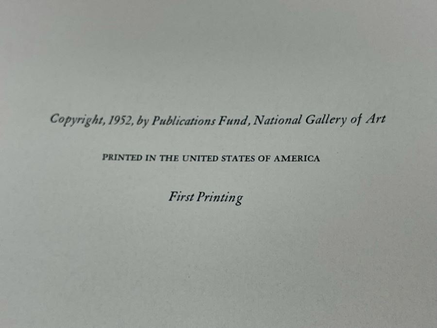 First Printing 1952 Book Great Paintings From The National Gallery Of Art