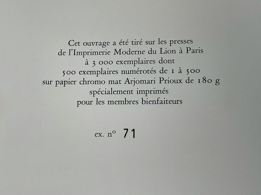 Limited Edition Softcover Book Les Amis Du Musee National Message Biblique Marc Chagall Nice 1974 [Photo 9]