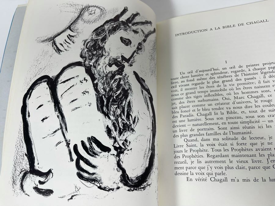 Limited Edition Softcover Book Les Amis Du Musee National Message Biblique Marc Chagall Nice 1974 [Photo 5]