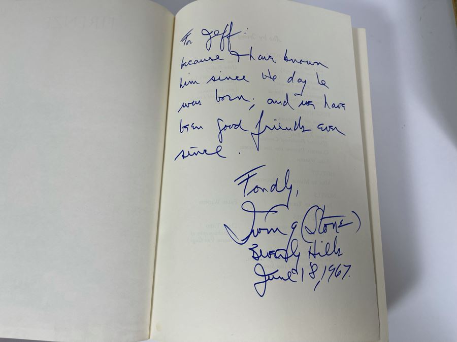 Signed Irving Stone Book The Agony And The Ecstasy A Nove Of ...