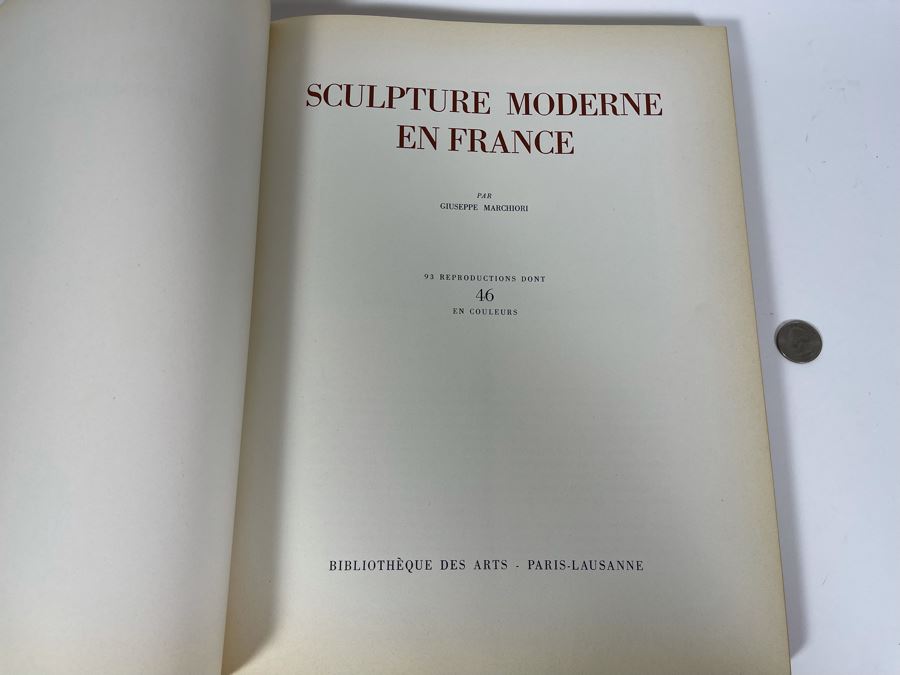 Large Book Sculpture Moderne En France Par Giuseppe Marchiori Bibliotheque Des Arts [Photo 2]