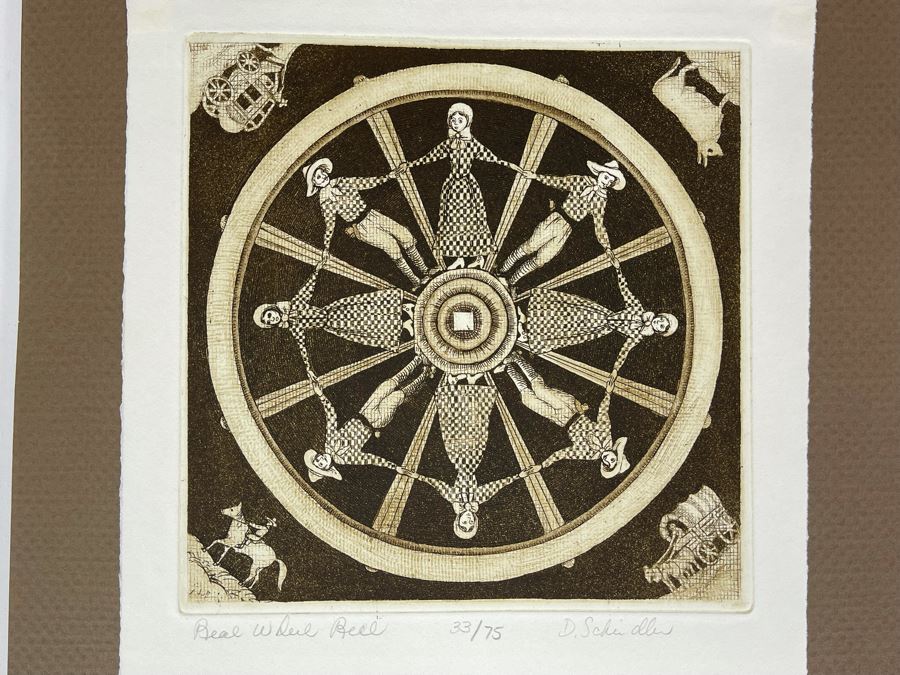 1983 Orginal Print Calendar Featuring 12 Hand Signed Prints By WWAC Washington Women's Arts Center Artists - See Photos [Photo 15]