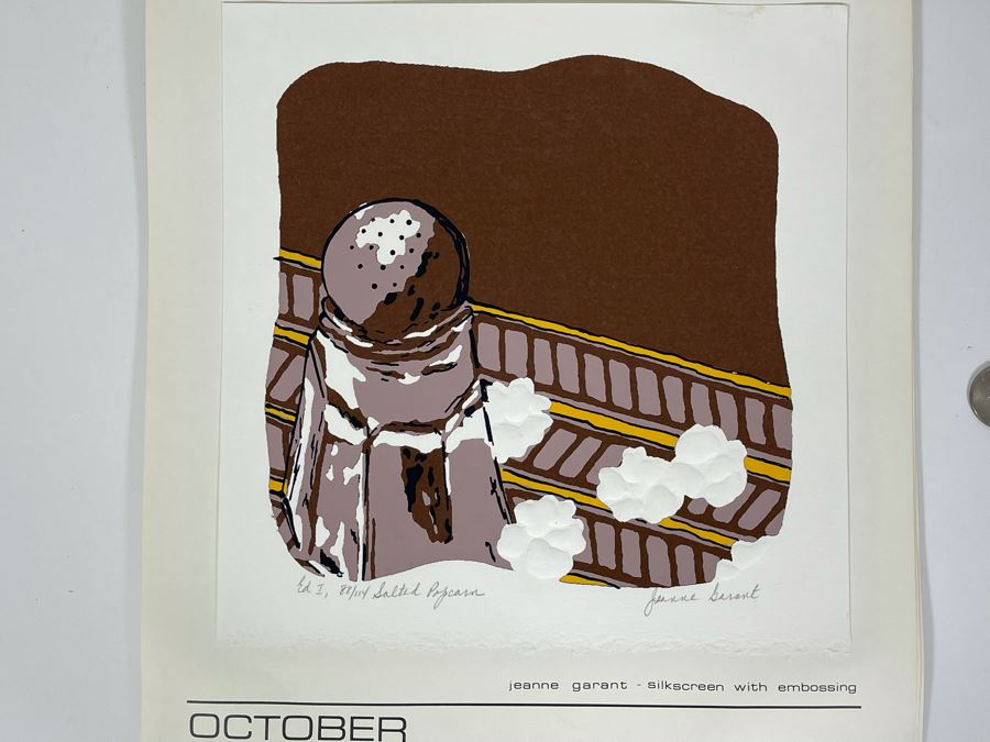 1981 Orginal Print Calendar Featuring 12 Hand Signed Prints By WWAC Washington Women's Arts Center Artists - See Photos [Photo 28]