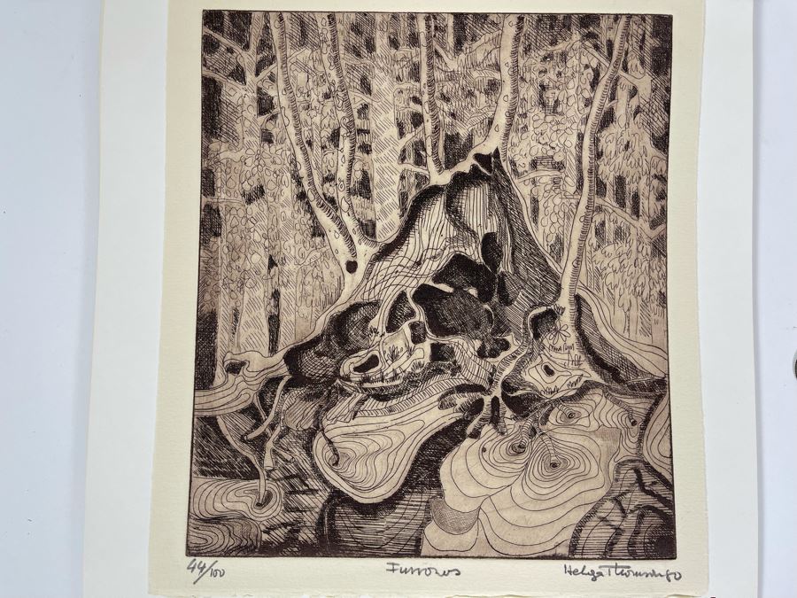 1981 Orginal Print Calendar Featuring 12 Hand Signed Prints By WWAC Washington Women's Arts Center Artists - See Photos [Photo 11]