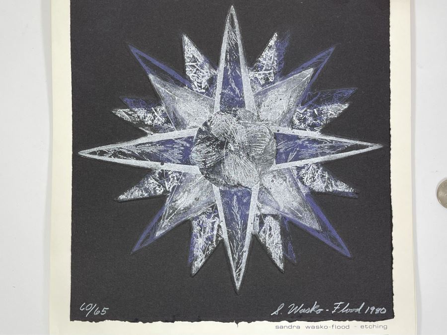 1981 Orginal Print Calendar Featuring 12 Hand Signed Prints By WWAC Washington Women's Arts Center Artists - See Photos [Photo 32]