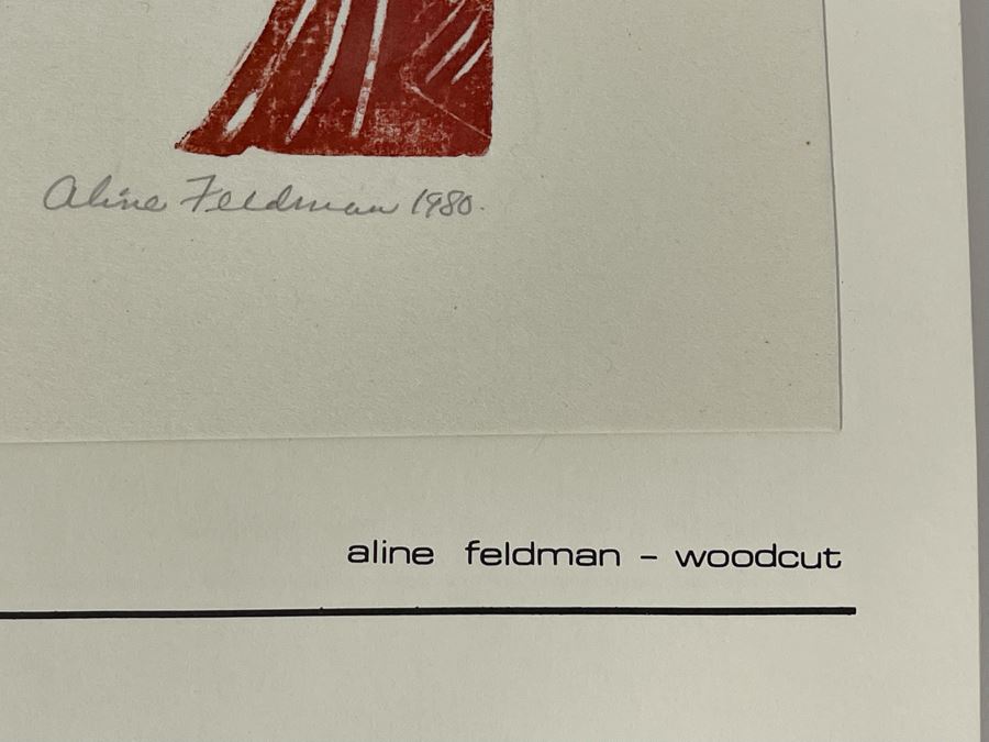 1981 Orginal Print Calendar Featuring 12 Hand Signed Prints By WWAC Washington Women's Arts Center Artists - See Photos [Photo 6]